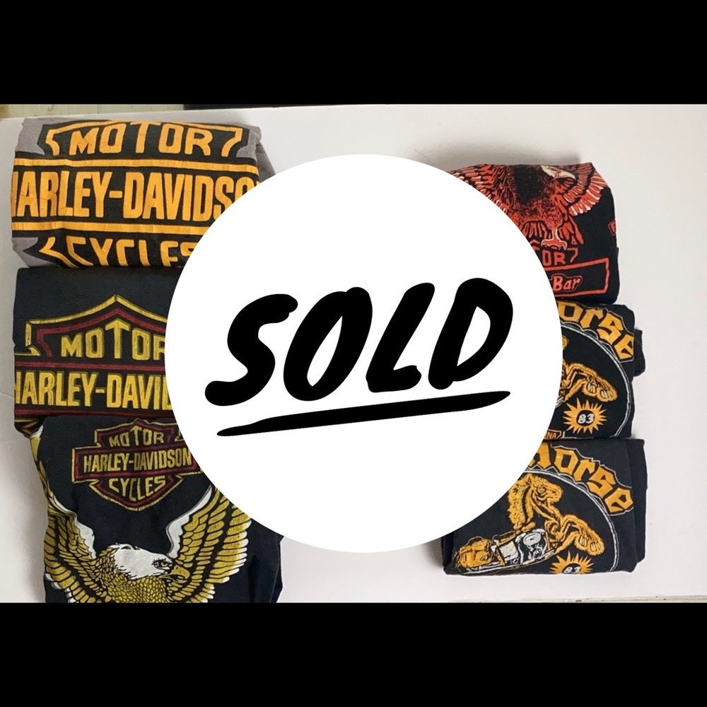 VINTAGE Daytona Beach Bike Week tees.